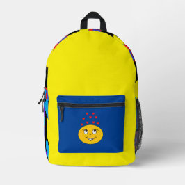 子どもの旅行 プリントバックパック