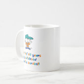 子どもの最初の60年が最も難しい コーヒーマグカップ (正面左)