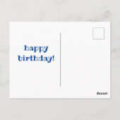 子どもの最初の60年間が最も難しい ポストカード (裏面)