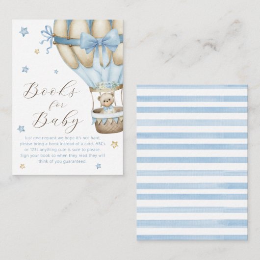 子どもの本がベビーするのを待つ エンクロージャーカード (正面/裏面)