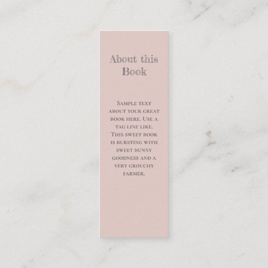 子どもの本又は恋愛のしおり スキニー名刺 (裏面)