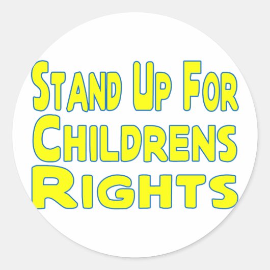 子どもの権利 ラウンドシール (正面)