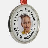 子どもの歯失ったの節目 メタルオーナメント (右)