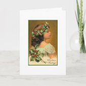 子どもの目のクリスマスカードを使って シーズンカード (正面)