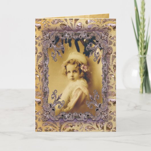 子どもの目ビクトリアン シーズンカード (正面)