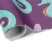 子どもの航海のシームレスなシーウマ  ラッピングペーパー (ロールコーナー)
