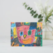 子どもの芸術を形容 シーズンポストカード (スタンド正面)