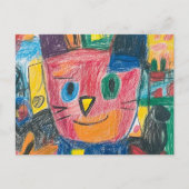 子どもの芸術を形容 シーズンポストカード (正面)