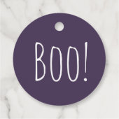 子どもの芸術作品で宝物を作る | カボチャ フェイバータグ (裏面)