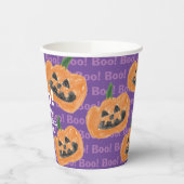 子どもの芸術作品で宝物を作る | カボチャ 紙コップ (左)