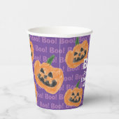 子どもの芸術作品で宝物を作る | カボチャ 紙コップ (右)