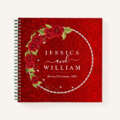 子どもの芸術作品のクリスマスメモリーブック ノートブック (正面)