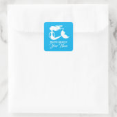 子どもの蔵書票シールから スクエアシール (バッグ)