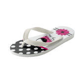 子どもの表情コレクションガールズ キッズビーチサンダル (アングル)