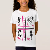 子どもの表情コレクションガールズ Tシャツ (正面)