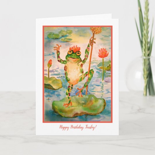 子どもの誕生日カード カード (正面)