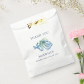 子どもの誕生日パーティーで青いタコが航海の好き フェイバーバッグ (封をした状態)