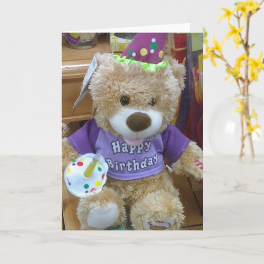 ****子どもの誕生日願い カード (黄色い花)