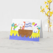 子どもの誕生日 カード (黄色い花)