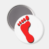 子どもの足プリント マグネット (正面/裏面)