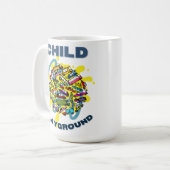 子どもの遊び場 コーヒーマグカップ (正面左)