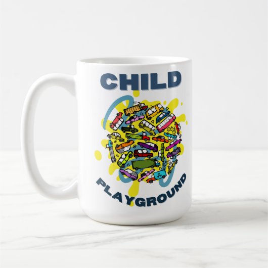 子どもの遊び場 コーヒーマグカップ (左)