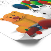 子どもの遊び/時刻表 ポスター (角)