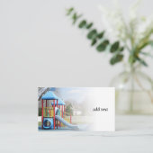 子どもの遊具 名刺 (スタンド正面)