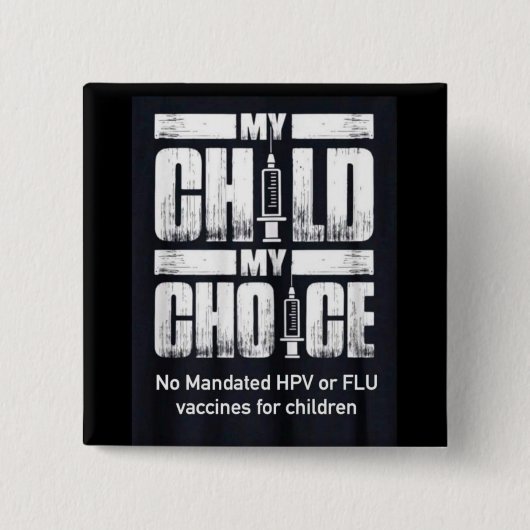 子どもの選択 缶バッジ (正面)