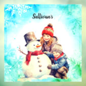 子どもの雪だるま ウィンドウサイン (シート3)