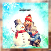 子どもの雪だるま ウィンドウサイン (シート2)