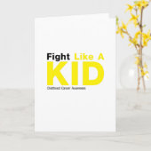 子どもの頃のがん認識度 カード (黄色い花)