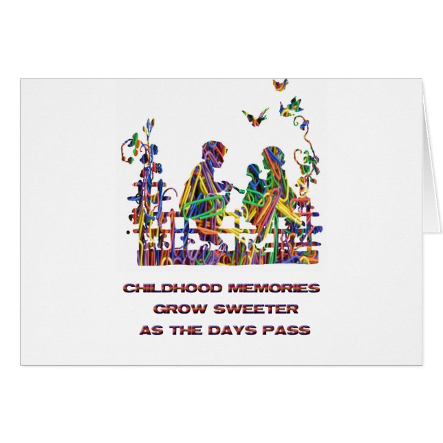 子どもの頃の思い出 (正面横)