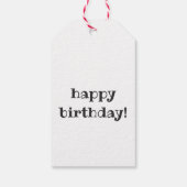 子どもの頃の最初の50年間が最も難しい ギフトタグ (裏面)