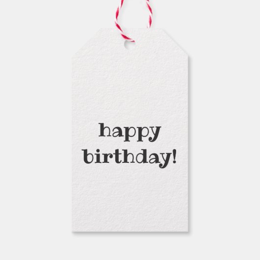 子どもの頃の最初の50年間が最も難しい ギフトタグ (裏面)