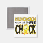 子どもの頃の癌は間違った選択に狂った マグネット (正面/裏面)