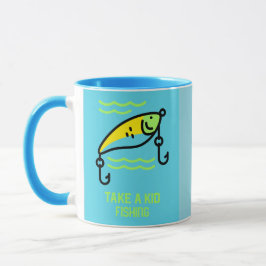 子どもの魚釣り マグカップ