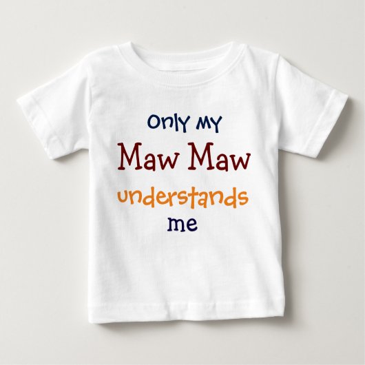 子どものTシャツを理解しているのは私の前髪だけだ ベビーTシャツ (正面)