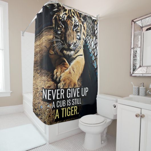 子どもはまだ虎だ シャワーカーテン (インサイチュ)