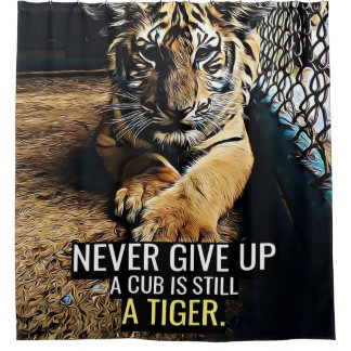 子どもはまだ虎だ シャワーカーテン