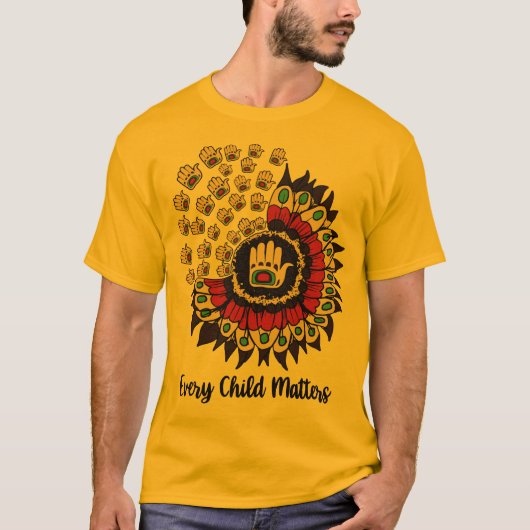 子どもはみな大事だ – オレンジシャツの日 Tシャツ (正面)