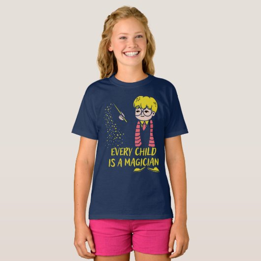 子どもはみな魔術師だ Tシャツ (正面フル)