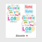 子どもは主からの贈り物カスタム» シール (シート)