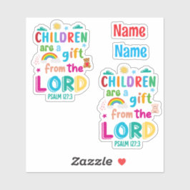 子どもは主からの贈り物カスタム» シール