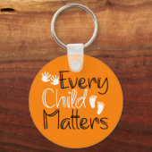 子どもは皆大事にオレンジの日 キーホルダー (正面)