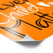 子どもは皆大事にオレンジの日 フォトプリント            (角)