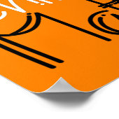 子どもは皆大事にオレンジの日 ポスター (角)