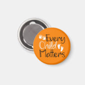 子どもは皆大事にオレンジの日 マグネット (正面/裏面)