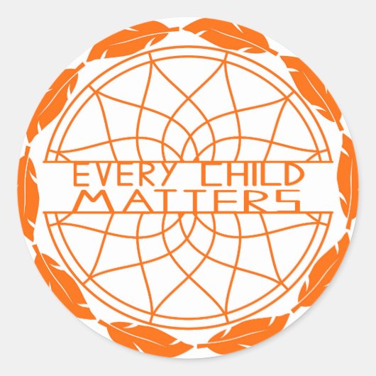 子どもは皆大事 ラウンドシール (正面)