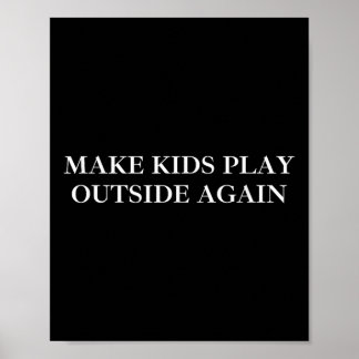 子どもを再遊び外に出おもしろいす ポスター